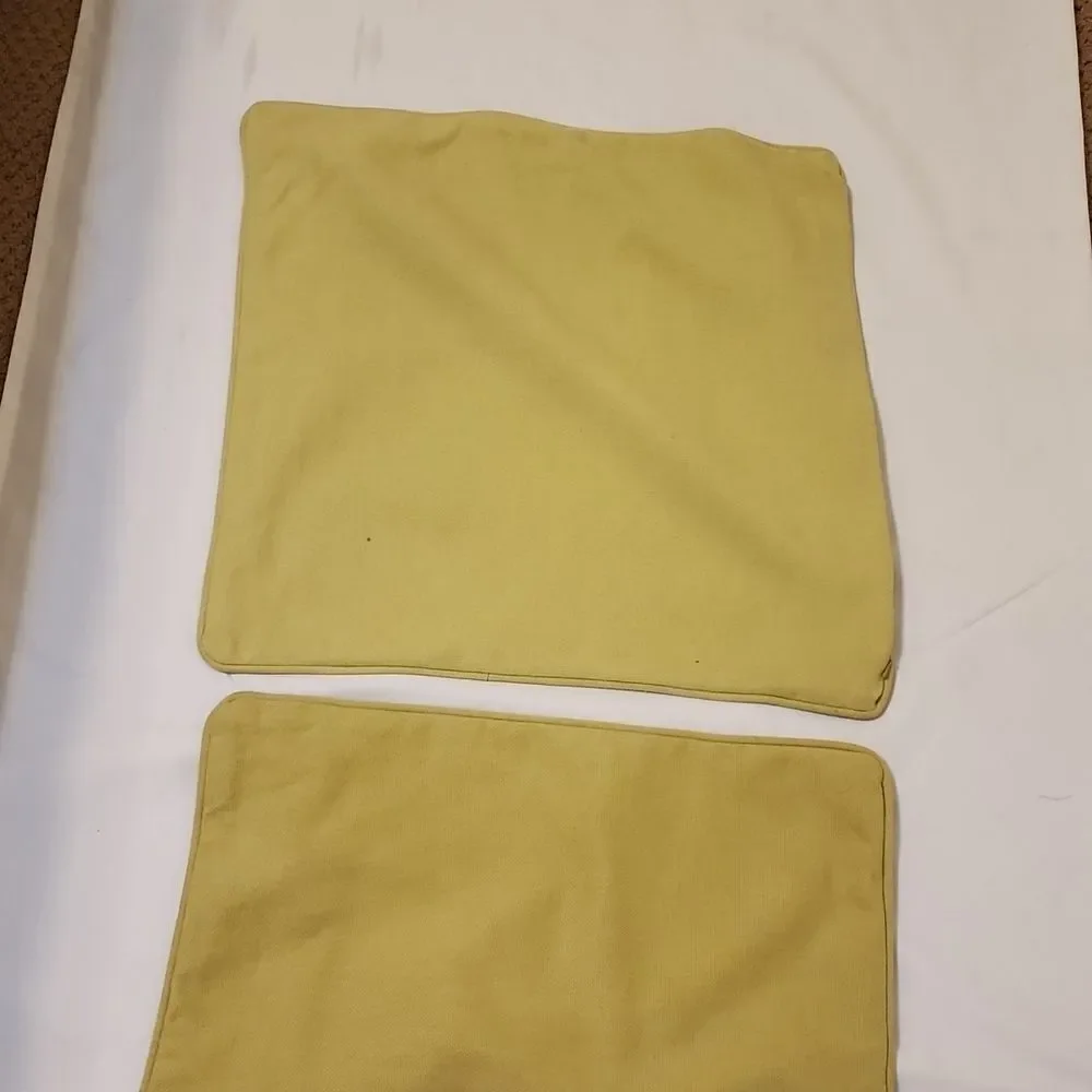 3 Pottery Barn throw pillows coves 18x18”